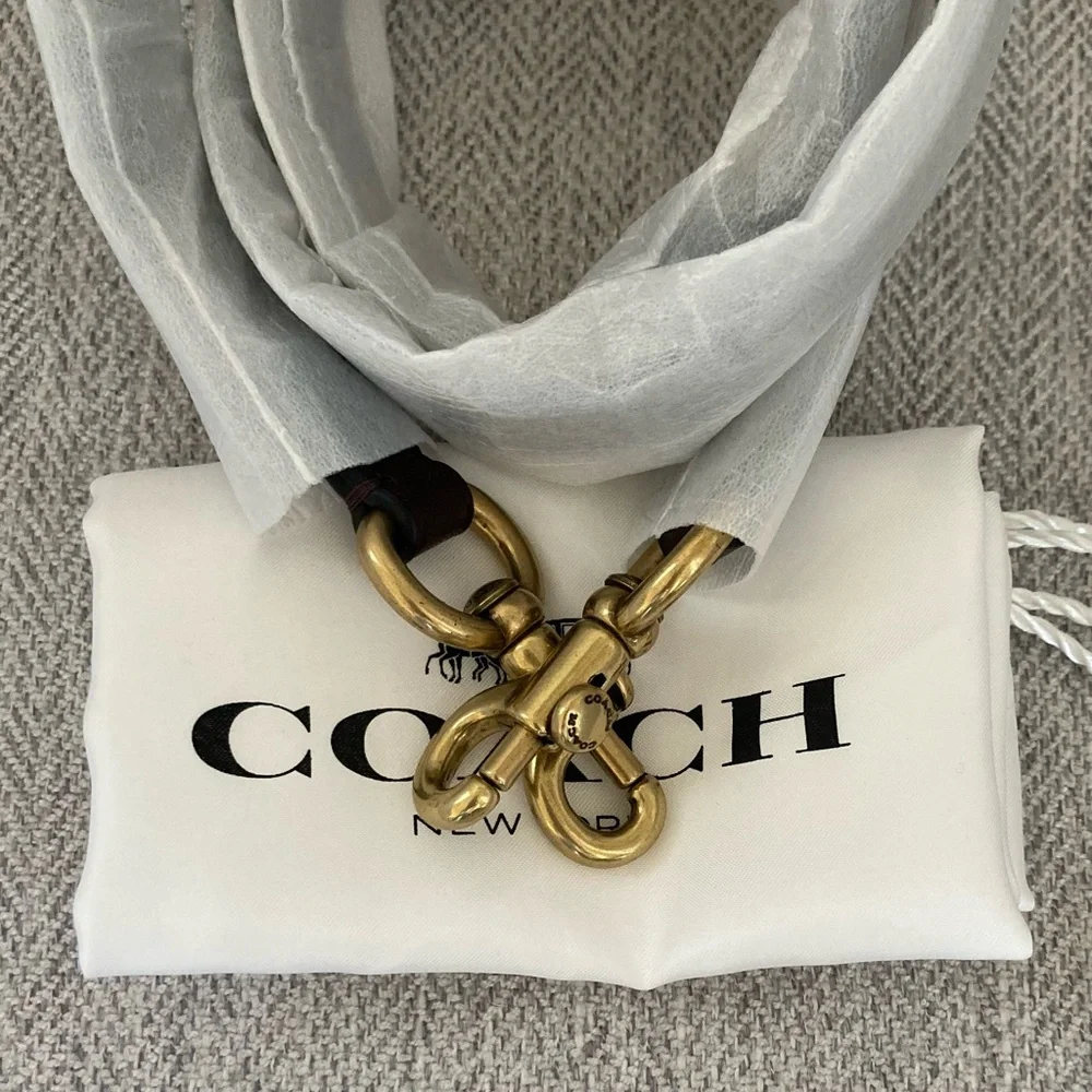 Coach Tabby Oxblood Saddle 20 Shoulder Crossbody Bag - Picture 14 of 14